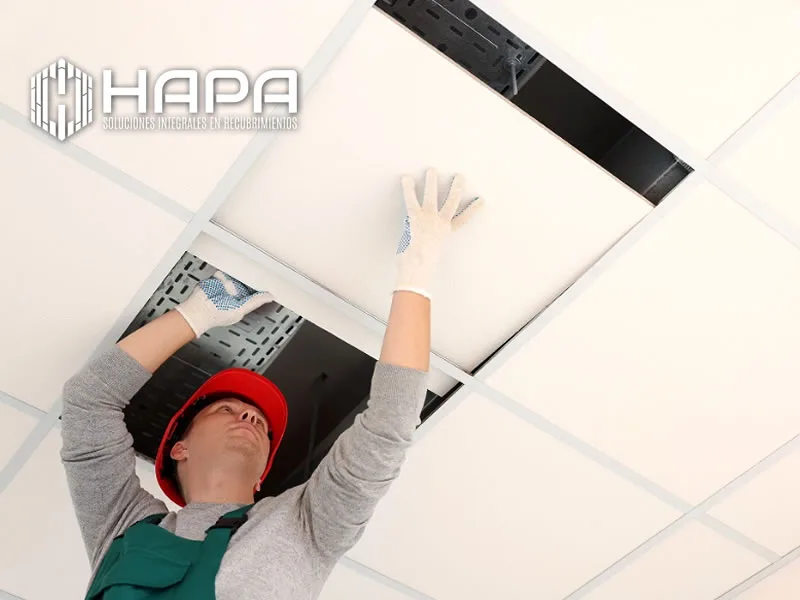 HAPA instalación aplicación de Falsos Plafones para construcción de hospitales bodegas laboratorios edificios gubernamentales plazas