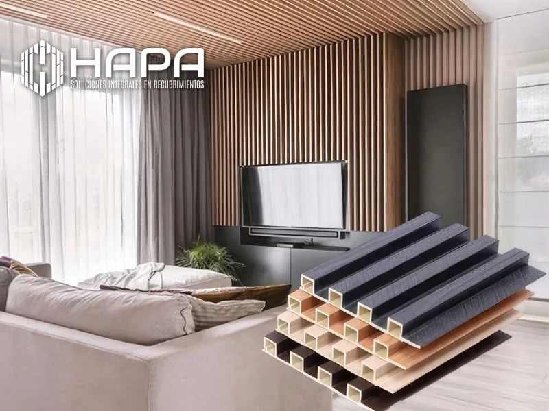 HAPA instalacion aplicación de paneles PVC para revestimientos y paneles para paredes y techos para construcción de hospitales bodegas laboratorios edificios gubernamentales plazas